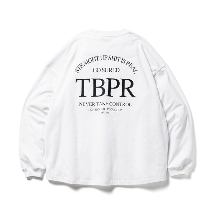 TIGHTBOOTH（タイトブース）STRAIGHT UP L/S T-SHIRT (White)
