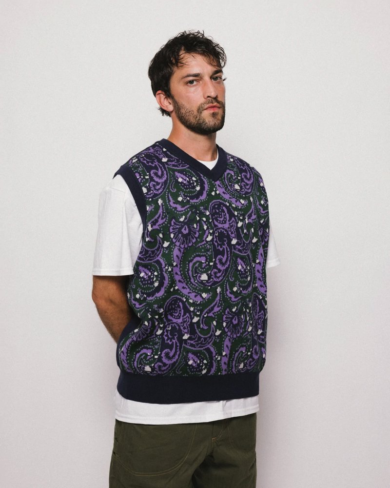 BRONZE 56K（ブロンズ56K）/ PAISLEY VEST (Grey)の通販サイト - birnest