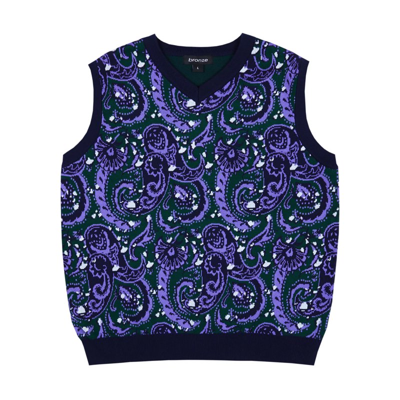 BRONZE 56K（ブロンズ56K）/ PAISLEY VEST (Green)の通販サイト - birnest