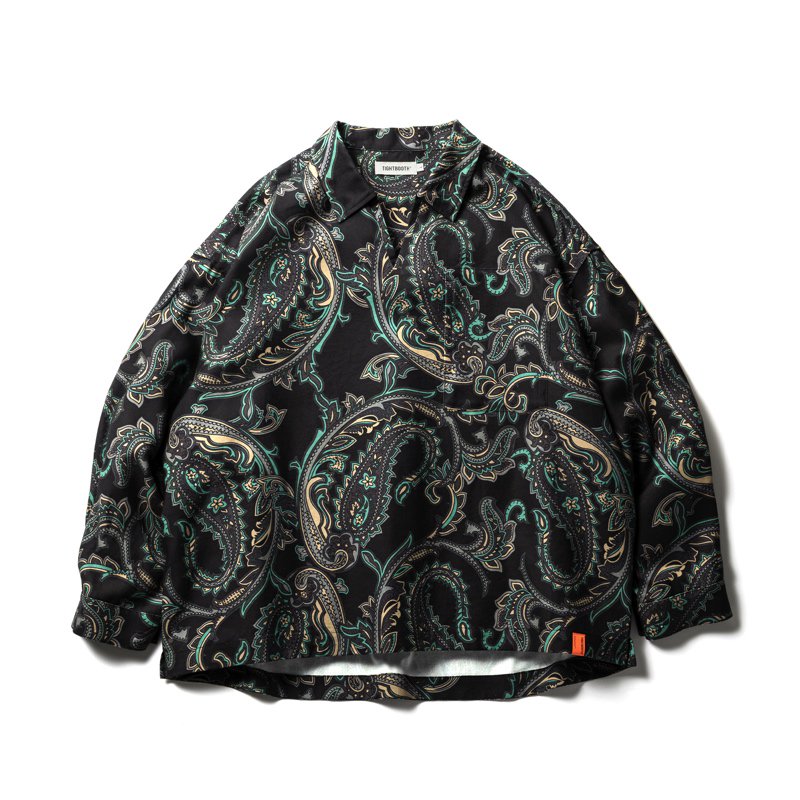 TIGHTBOOTH PAISLEY L/S OPEN SHIRT (Black) の公式通販サイト - birnest