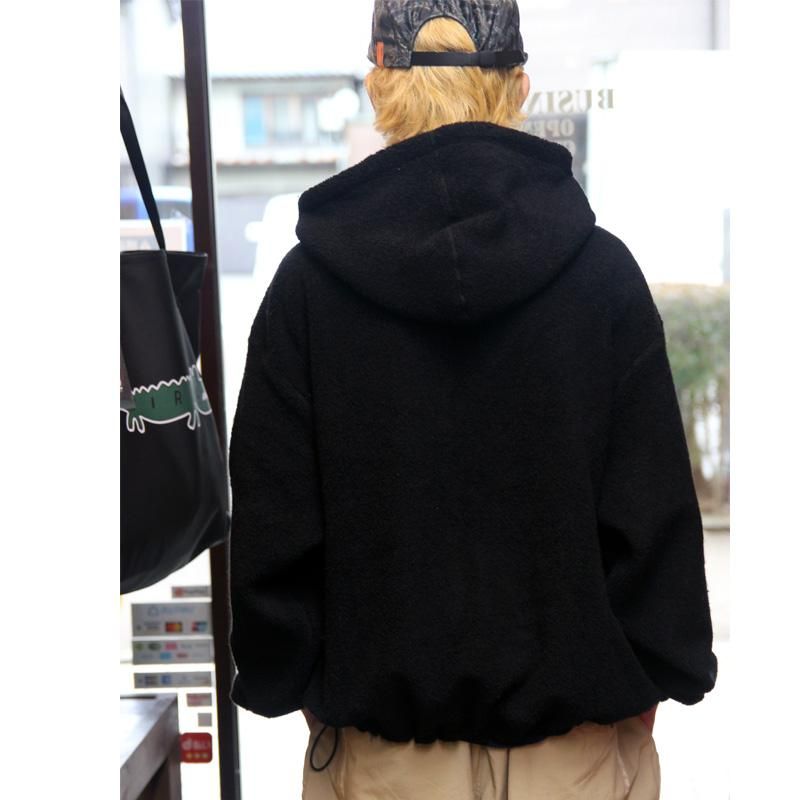 TIGHTBOOTH（タイトブース）WOOL BOA HOODIE JKT (Black)の公式通販