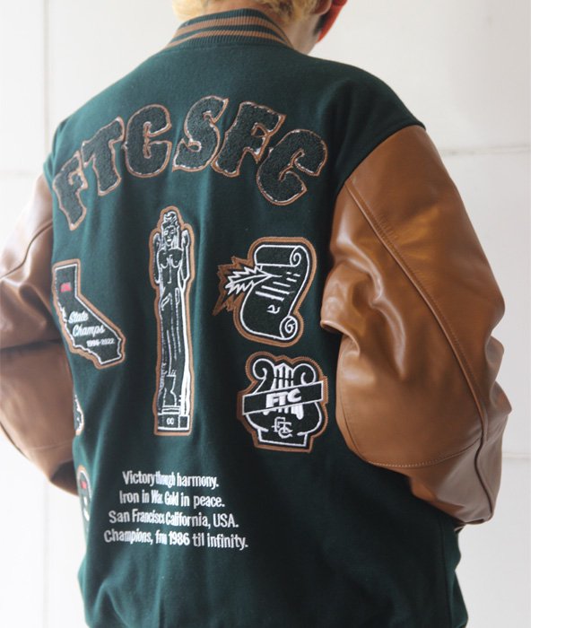 FTC（エフティーシー）SF VARCITY JACKET (Green)の通販サイト- birnest