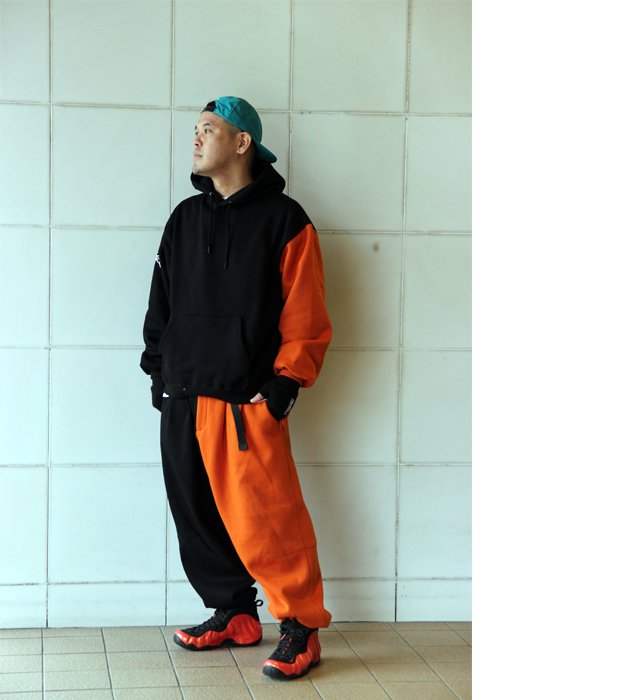 TIGHTBOOTH（タイトブース）CYBORG BALLOON PANTS(Black/Orange) の