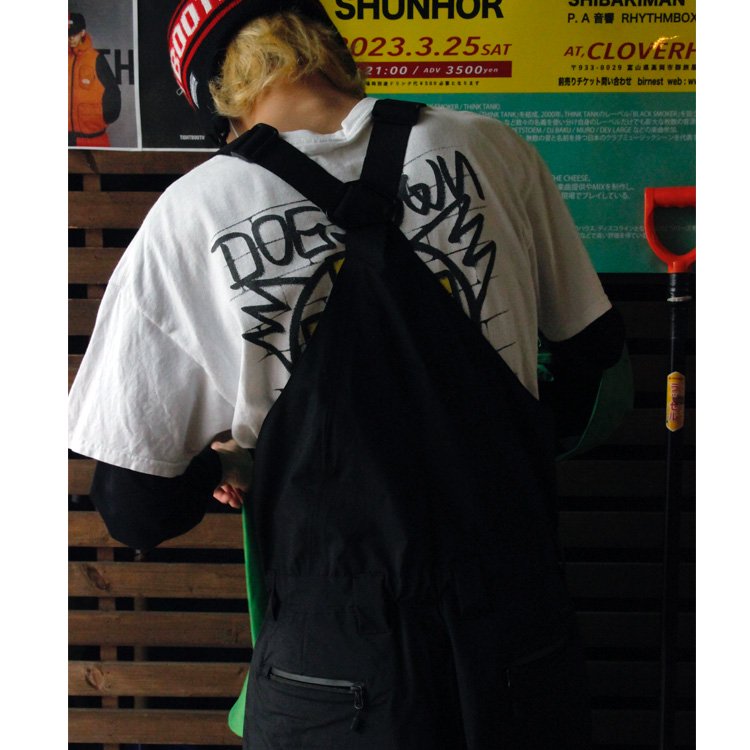 TIGHTBOOTH（タイトブース）BAGGY SNOW BIB PANTS (Black) の公式通販