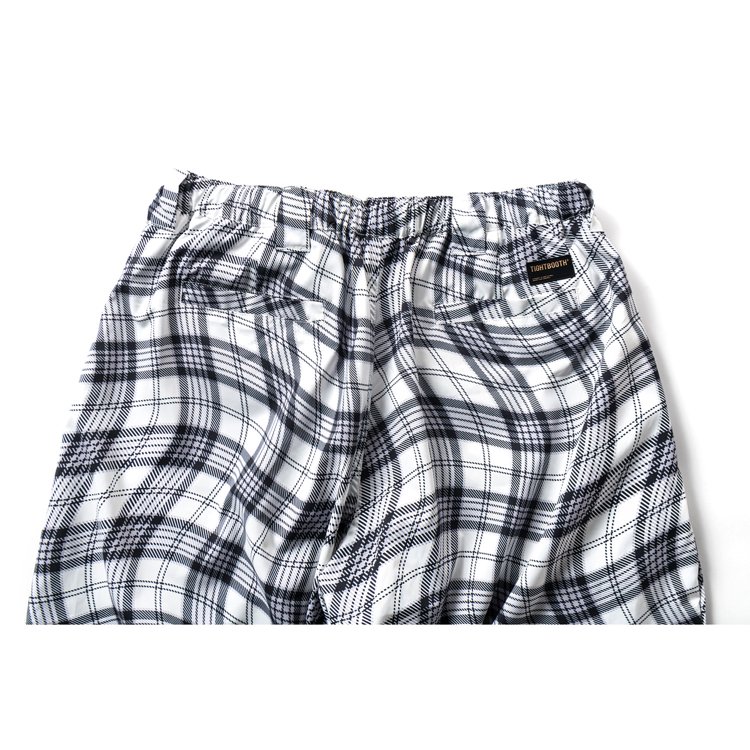 TIGHTBOOTH（タイトブース）WAVY PLAID BALLOON PANTS(White) の公式 ...