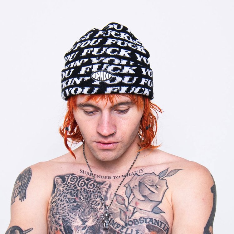 RIPNDIP （リップンディップ）Fuckin Fuck Knit Beanie (Black)の通販