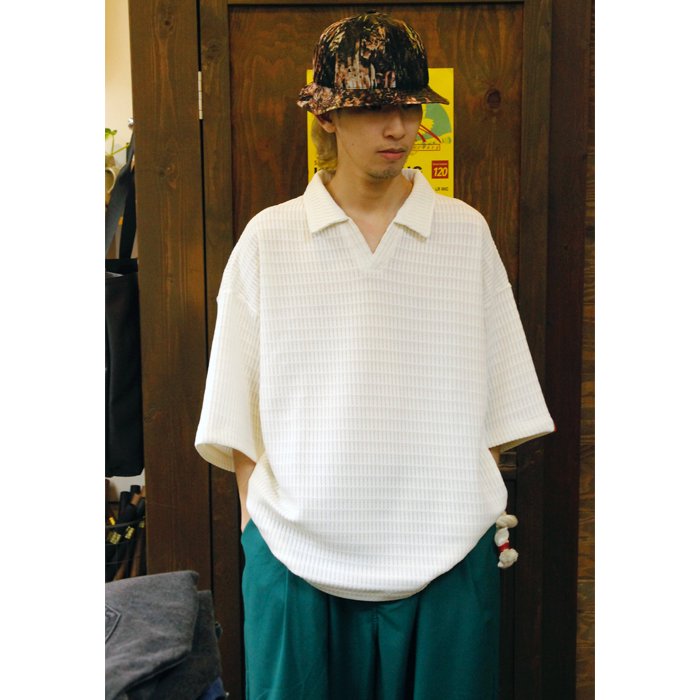 TIGHTBOOTH MYSTERY GAUGE OPEN POLO - ポロシャツ