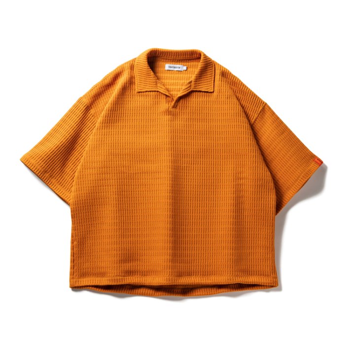 TIGHTBOOTH（タイトブース）MYSTERY GAUGE OPEN POLO (Mustard)