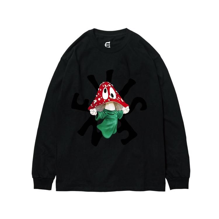 Evisen Skateboards ʥӥONE UP LS (Black)