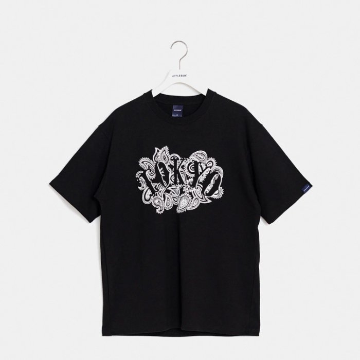 APPLEBUM（アップルバム) Chalk Art (TOKYO) T-shirt (Black)