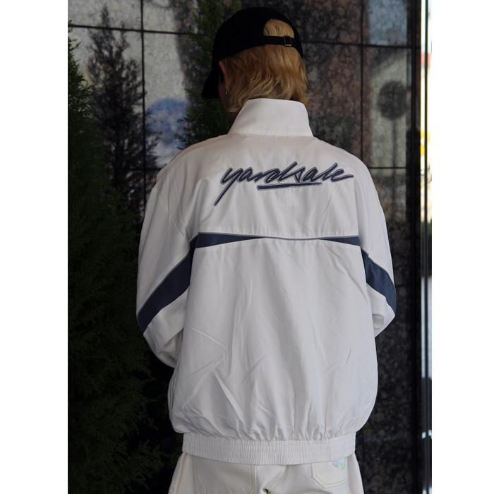 オックスフォードブルー YARDSALE Palm Track Jacket (White) | www