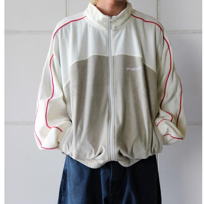 YARDSALE（ヤードセール）Velour Track Jacket (Cream) の通販サイト ...