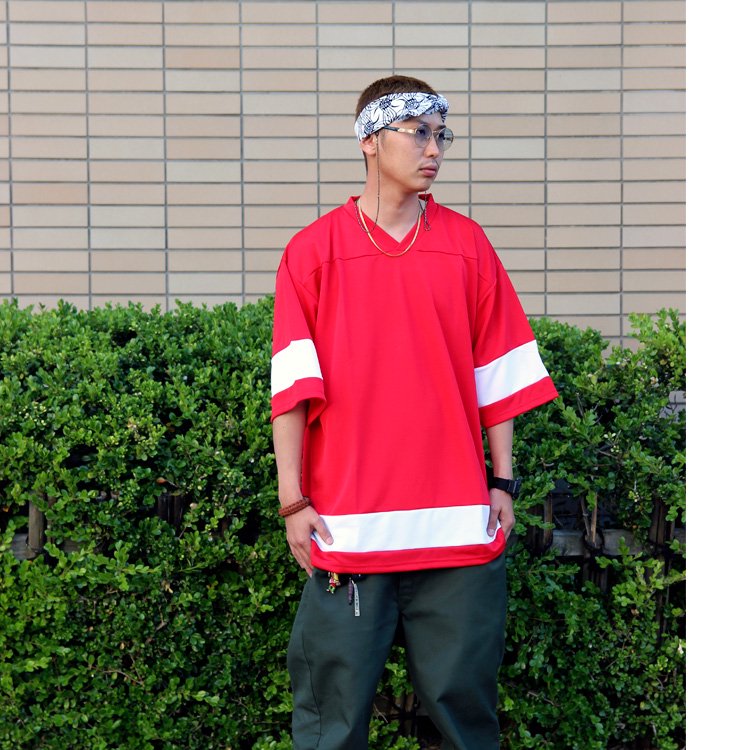 FTC（エフティーシー）TUPAC HOCKEY JERSEY (Red) の通販サイト- birnest