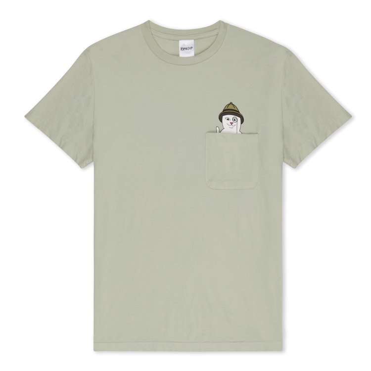 RIPNDIP（リップンディップ）Ranger Nerm Pocket Tee (Sage) | 100