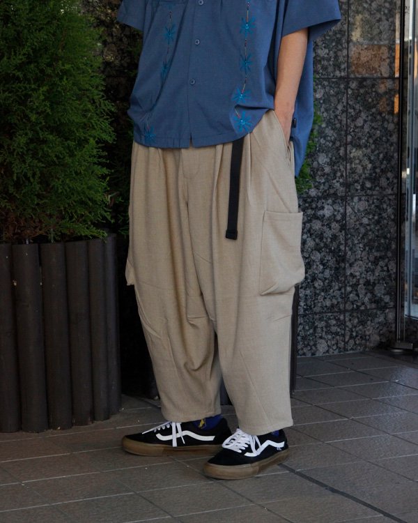 TIGHTBOOTH CROPPED CARGO PANTS BEIGE - パンツ