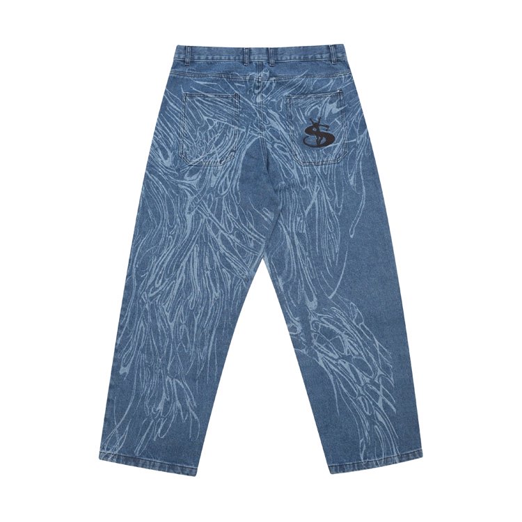 Yardsale Ripper Jeans Overdyed Blue M | www.gamutgallerympls.com