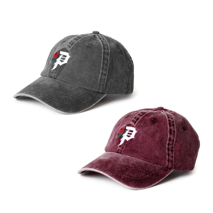 PRIMITIVE（プリミティブ）Rosey Over-Dyed Strapback