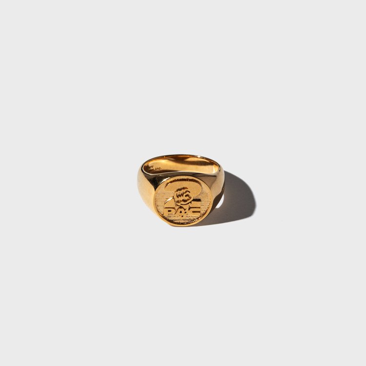 APPLEBUM（アップルバム) 【2PAC】Logo Ring | 18Kゴールドリング - birnest