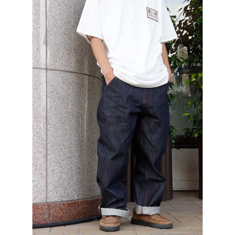 最新の値下げ商品 Evisen Skateboards ゑ デニムパンツ baggy - パンツ