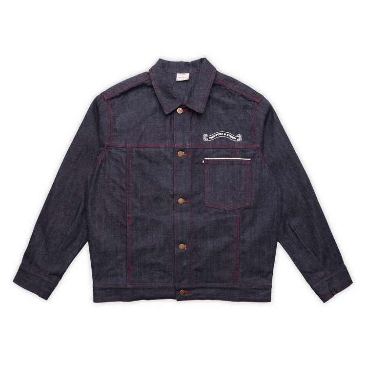 Evisen Skateboards ゑ（エビセン）× PASS~PORT / SELVEDGE DENIM WORKERS CLUB JACKET  | コラボレーションアイテム - birnest