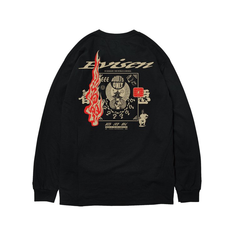 Evisen Skateboards ゑ（エビセン）NEO ADULTS ONLY LS