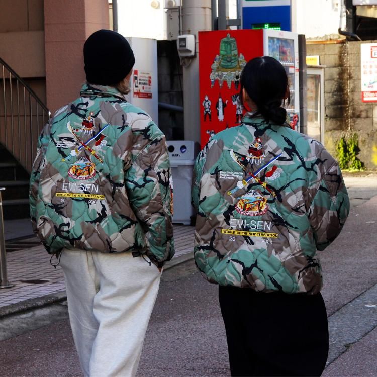 Evisen Skateboards ゑ / SOUVENIR QUILTING JACKET - birnest