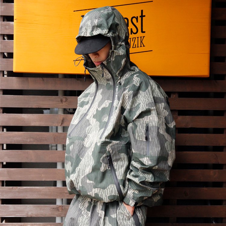 TIGHTBOOTH RAIN CAMO MOUNTAIN PARKA