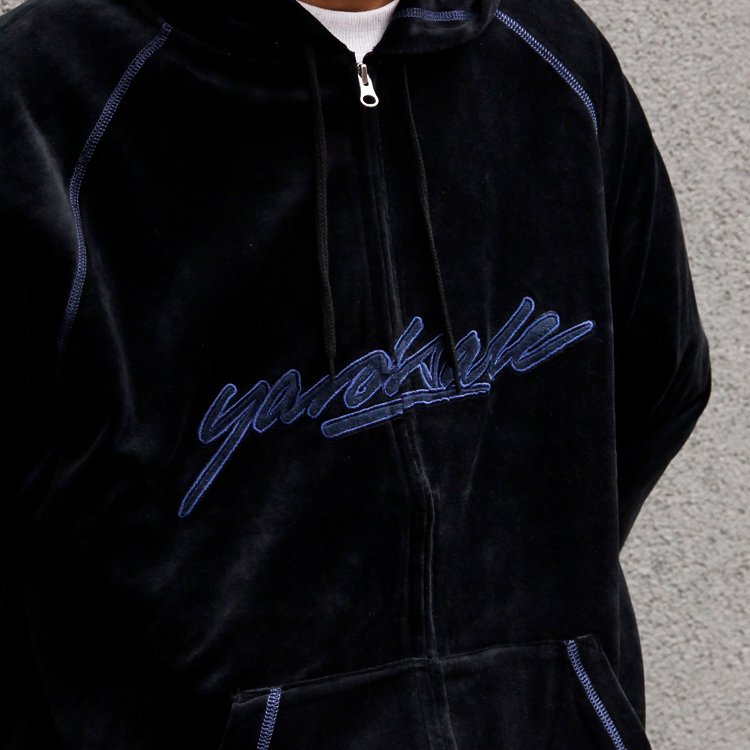 YARDSALE（ヤードセール）Velour Stitch Hood (Black) の通販サイト ...