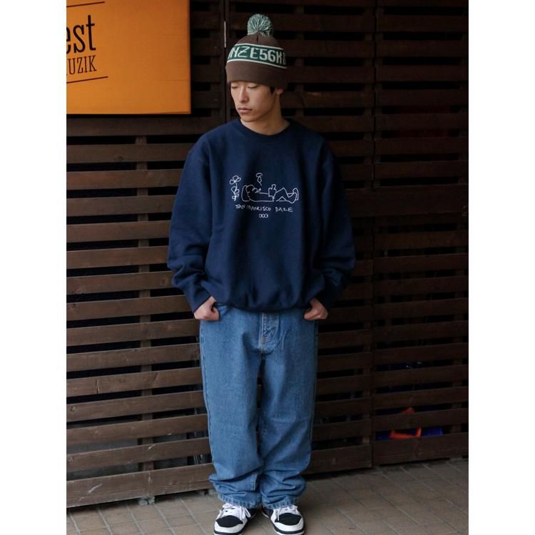 bronze56k ダブルニー　デニムパンツ BRONZE 56K 56 デニム ジーンズ ブルー メンズ ボトムス