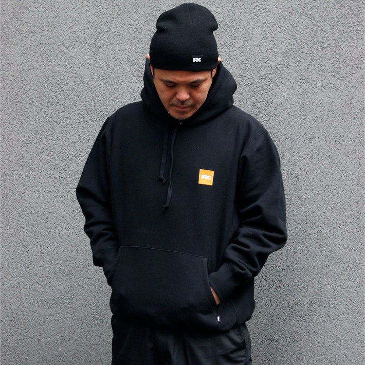 FTC/エフティーシー BOX LOGO 寂しく PULLOVER HOODY【プルオーバーパーカー】【フードスウェット】