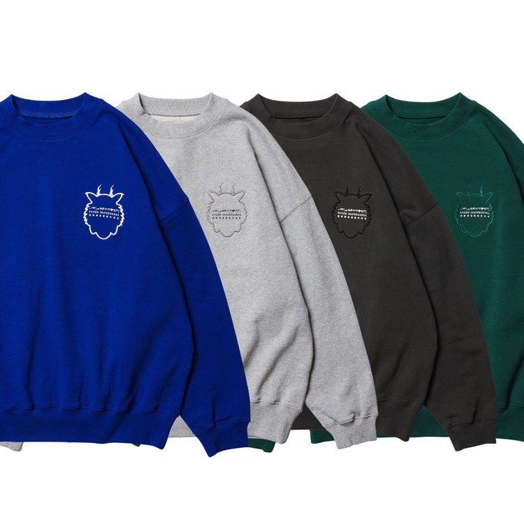 Evisen × 高田音楽制作事務所 / TORA EVI LOGO CREW SWEAT- birnest