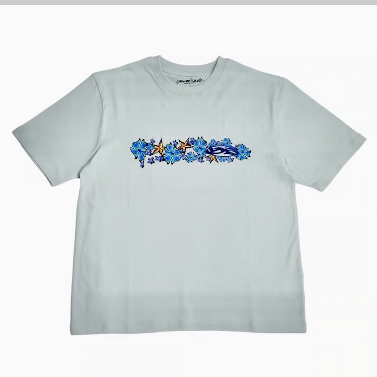 YARDSALEʥ䡼ɥ/ Flower T-Shirt (Metal)