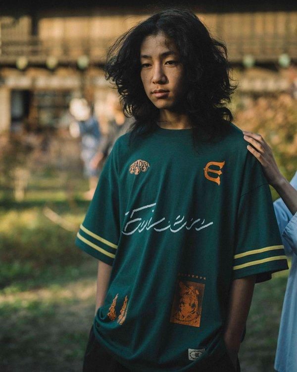 Evisen Skateboards ゑ（エビセン）18 FOOTBALL SHIRT- birnest