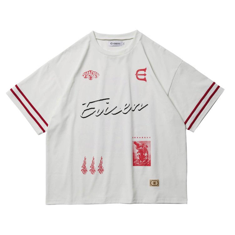 Evisen Skateboards ʥӥ18 FOOTBALL SHIRT