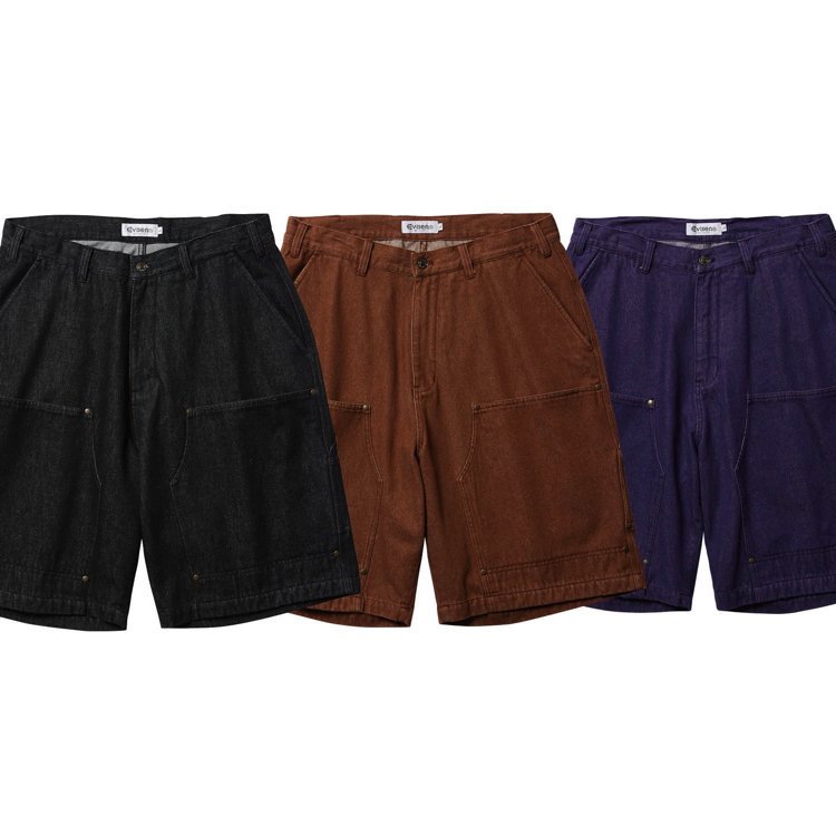 Evisen Skateboards ʥӥCOLORED DEMIN WORK SHORTS