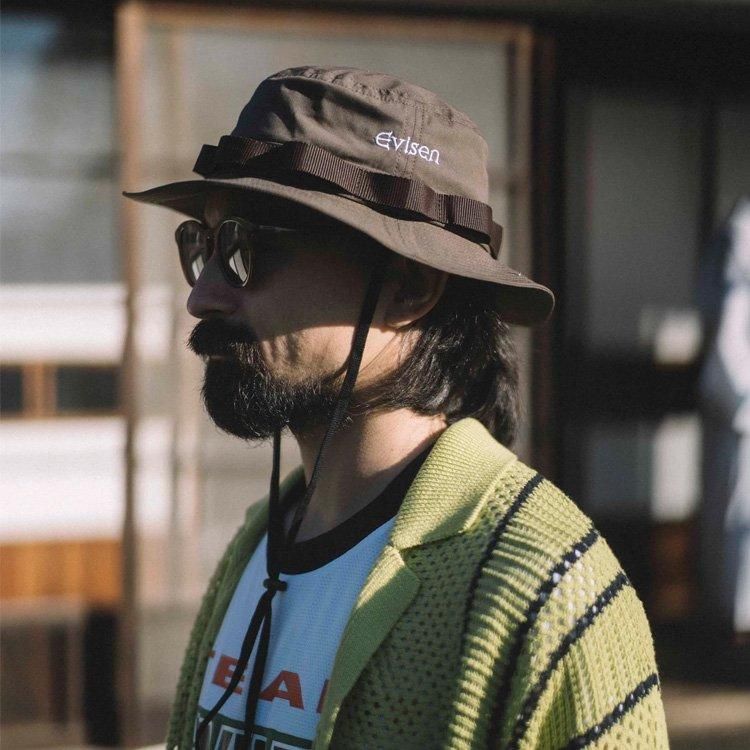 Evisen Skateboards ゑ（エビセン）LOGO MILITARY HAT - birnest