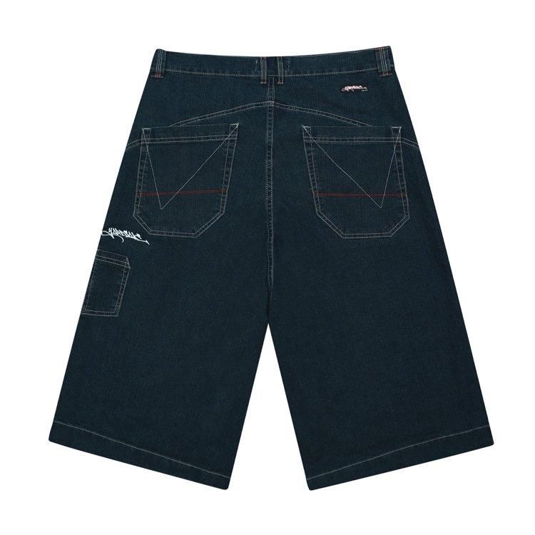 YARDSALE（ヤードセール）Slub Denim Shorts (Navy) - birnest