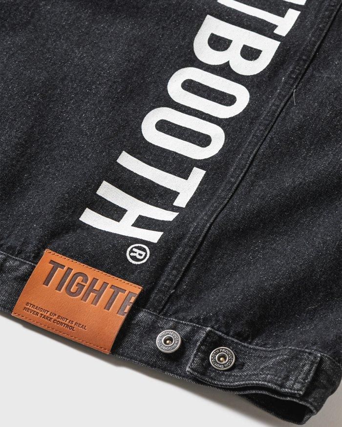 TIGHTBOOTH（タイトブース）LABEL LOGO DENIM JACKET