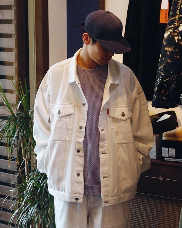 TIGHTBOOTH（タイトブース）LABEL LOGO DENIM JACKET