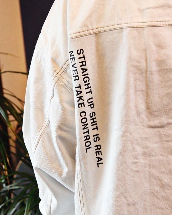 TIGHTBOOTH（タイトブース）LABEL LOGO DENIM JACKET