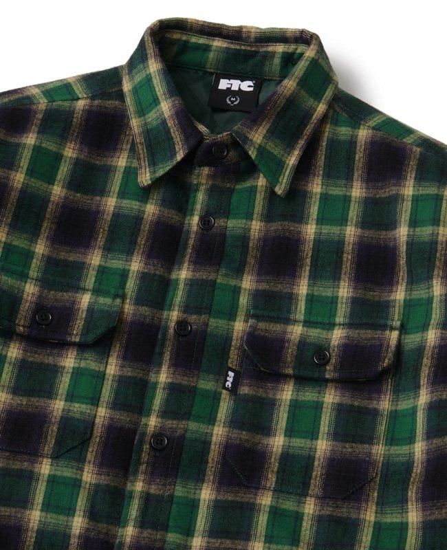 FTC / QUILTED LINED PLAID NEL SHIRT - birnest