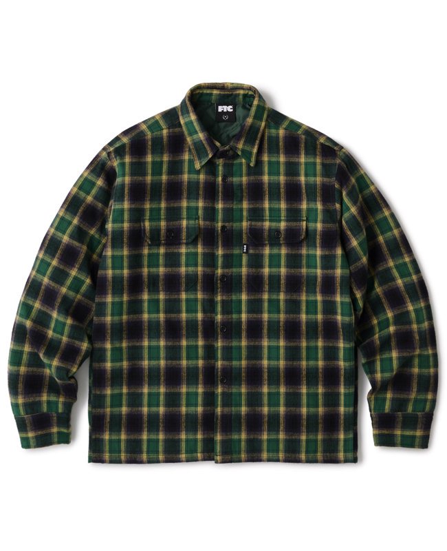 FTC / QUILTED LINED PLAID NEL SHIRT - birnest