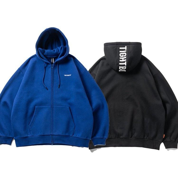 TIGHTBOOTHʥȥ֡LOGO ZIP HOODED SWEAT SHIRT