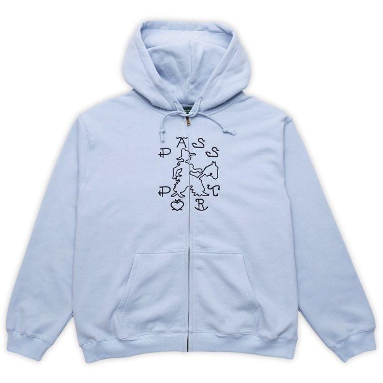 PASS~PORT / Cowpoke Organic Fleece Zip Hoodie - birnest