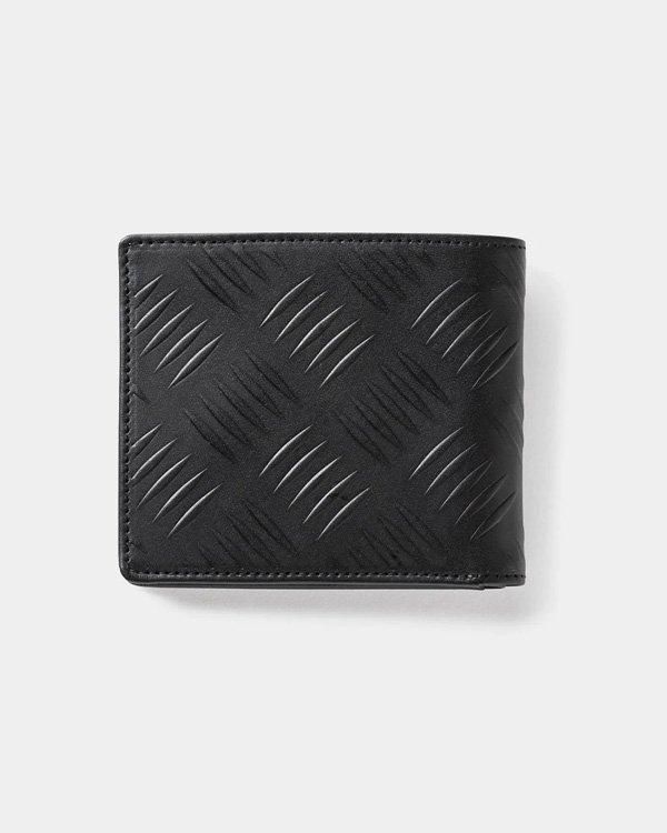 TIGHTBOOTH / CHECKER PLATE LEATHER BIFOLD WALLET