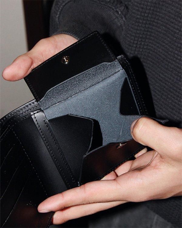 TIGHTBOOTH / CHECKER PLATE LEATHER BIFOLD WALLET