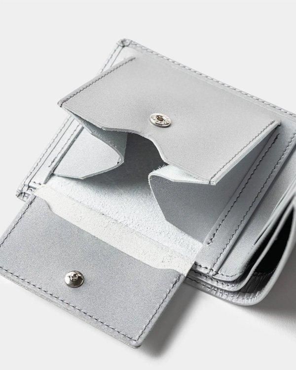 TIGHTBOOTH / CHECKER PLATE LEATHER BIFOLD WALLET TIGHTBOOTH / CHECKER PLATE LEATHER BIFOLD WALLET