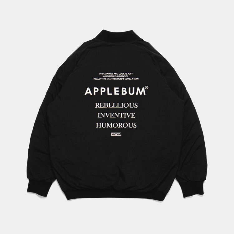 APPLEBUMʥåץХLIGHT MA-1 JACKET