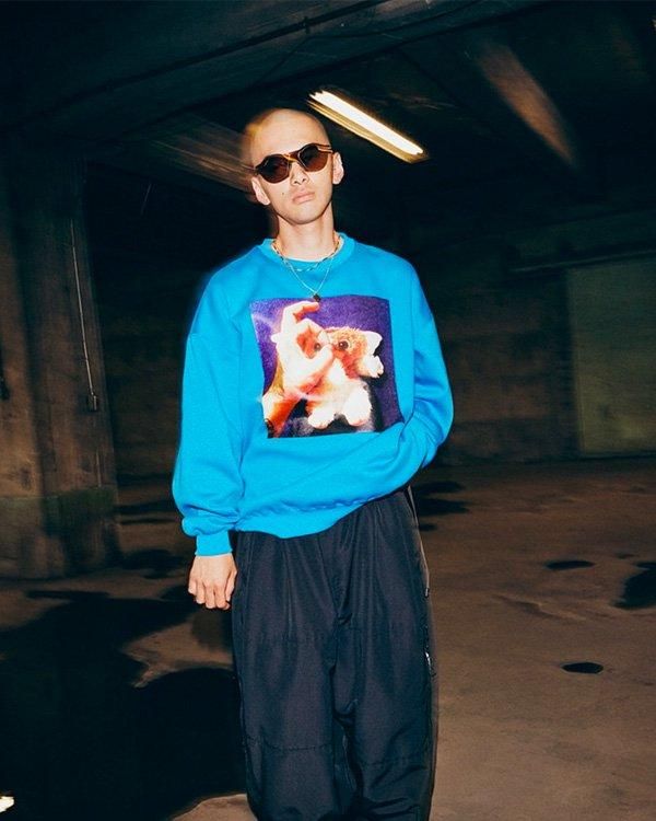 TIGHTBOOTH / TBKB HAND SIGN CREW SWEAT - birnest