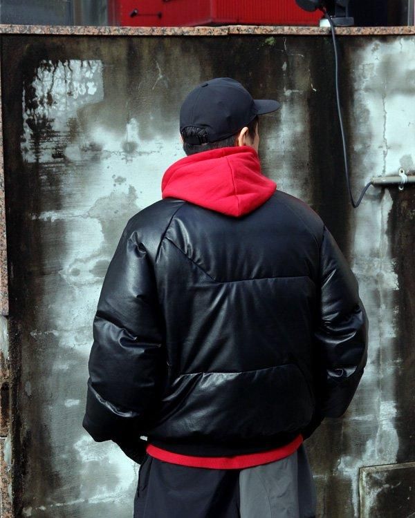 TIGHTBOOTH / TBKB LEATHER MA-1 DOWN JKT